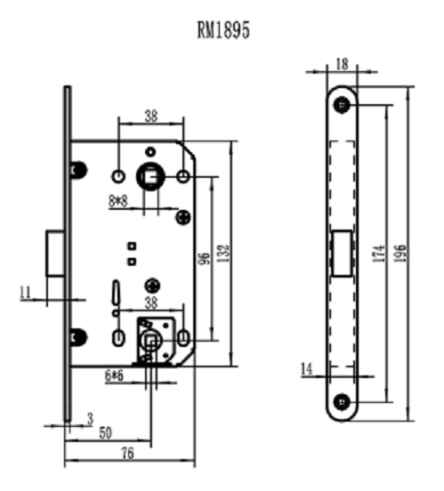 RM1895 AB Античная бронза