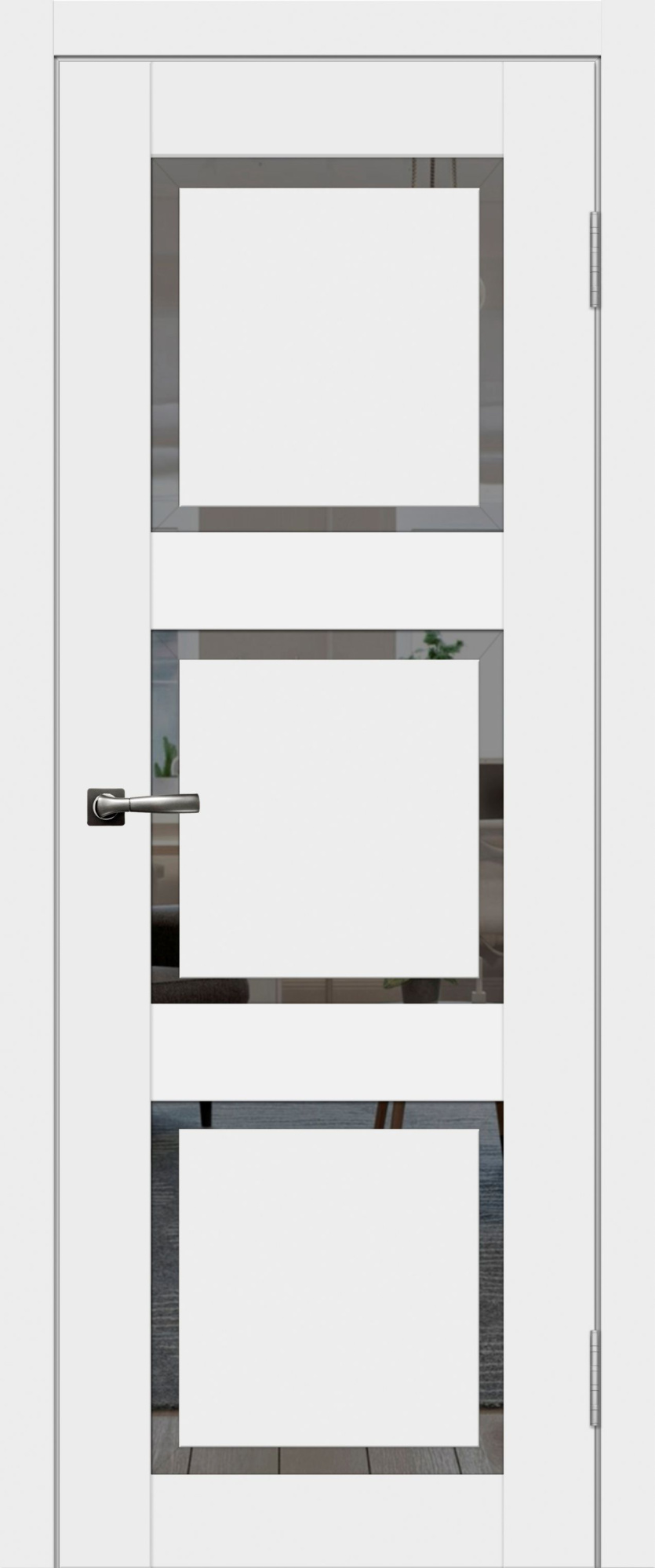 RA 1 ПО Слим софт милк Зеркало графит