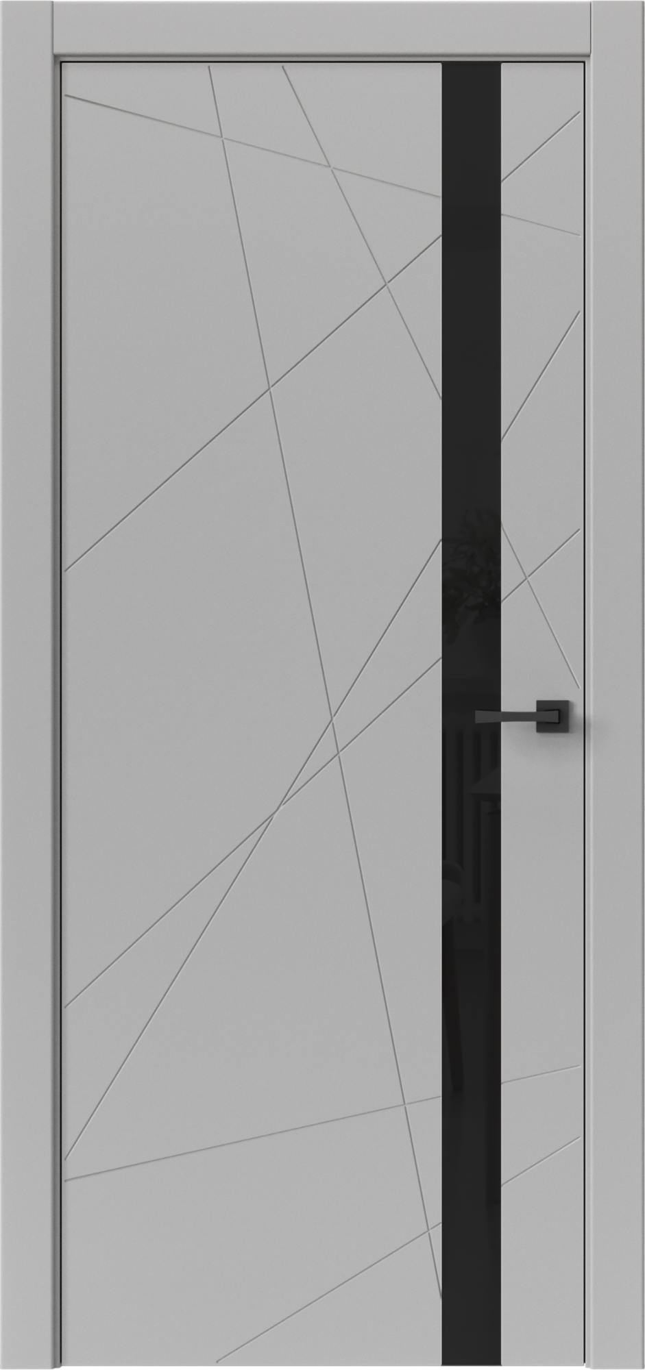 4304 Лофт светлый Лакобель чёрный