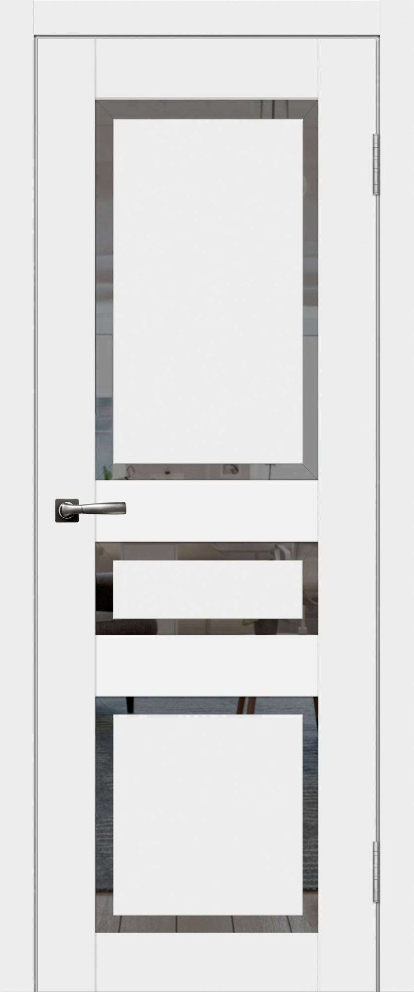 RA 3 ПО Слим софт милк Зеркало графит